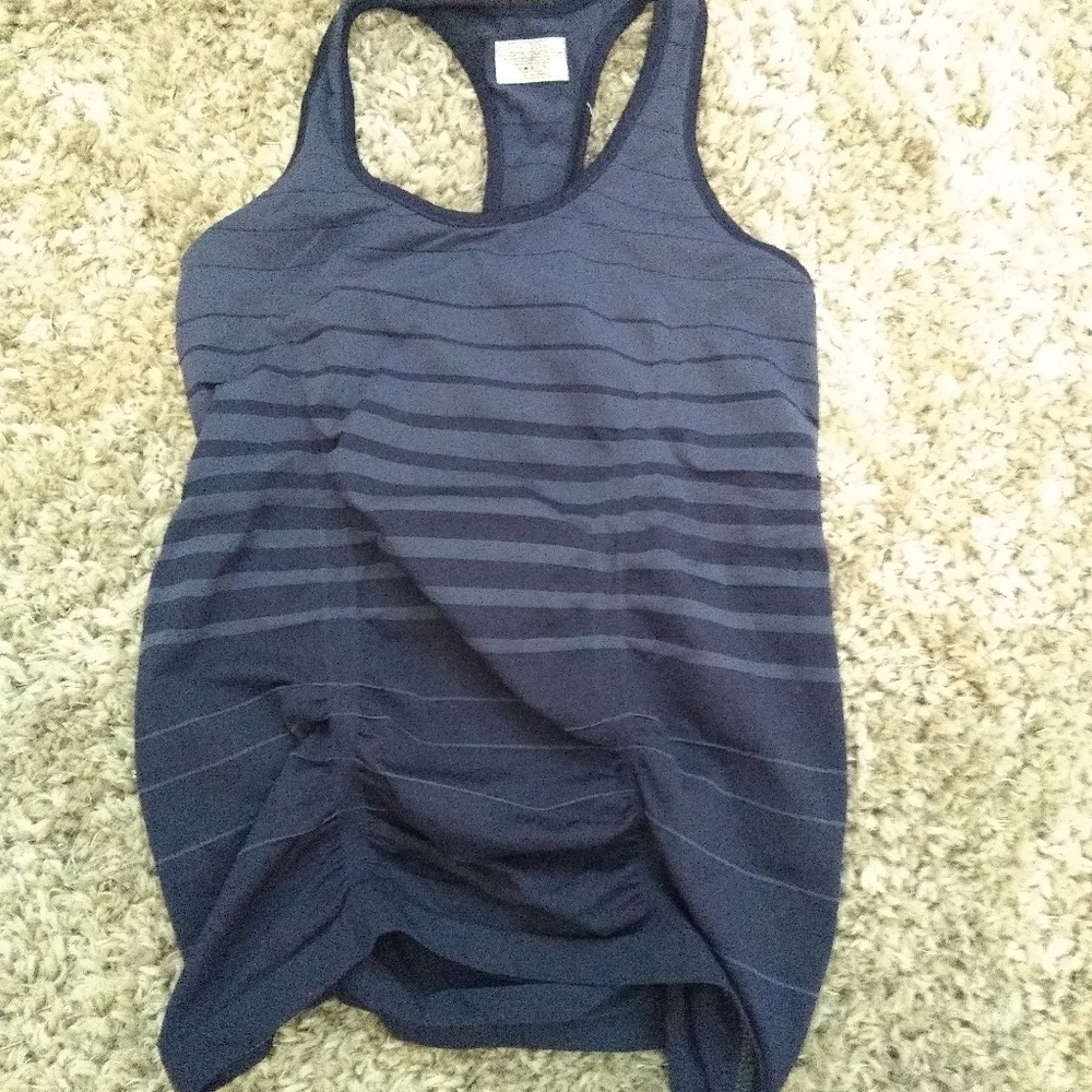 Blue tank top Athleta shirt